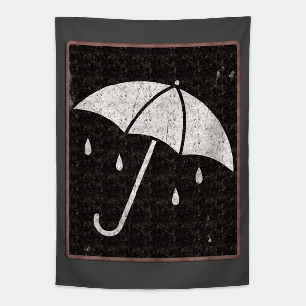 White Umbrella Tapestry by ClorindaDeRose