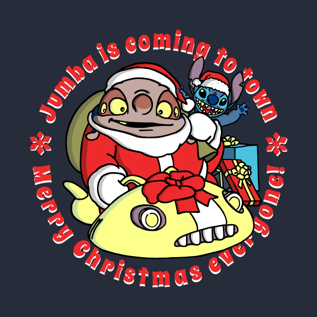 Merry Xmas! Jumba and Stitch are coming to town by ManicMonkeyPix