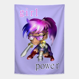 girl power chibi dnd elf Tapestry