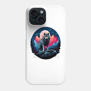 Happy Wolf Night Phone Case