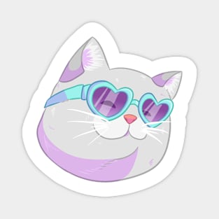 Cat With Shades #4 Magnet