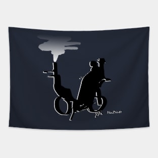 Steam Rikshaw Tapestry