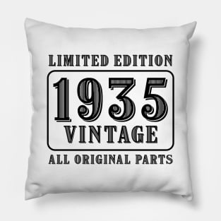 All original parts vintage 1935 limited edition birthday Pillow