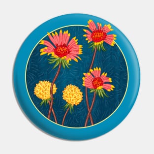 SHOWY GROWY Blanket Flower Pin