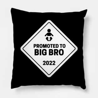 Promoted to Big Brother Baby Announcement Pillow