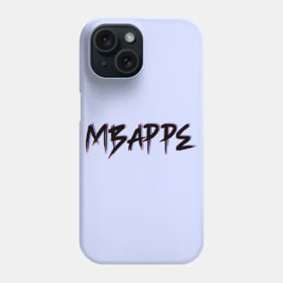 Mbappe Glitch Text Phone Case