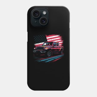 Jeep Gladiator (JT) - US Flag Phone Case