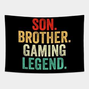 Son Brother Gamer Legend Gaming Tapestry