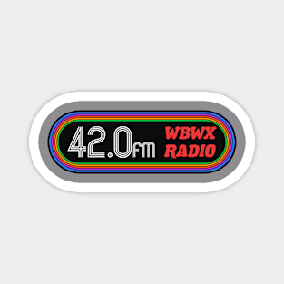 Wreckin' Radio 80's Logo Magnet