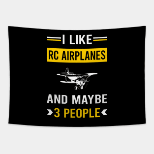 3 People RC Airplane Airplanes Plane Planes Tapestry