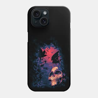 Ravens. Blue and red. Phone Case