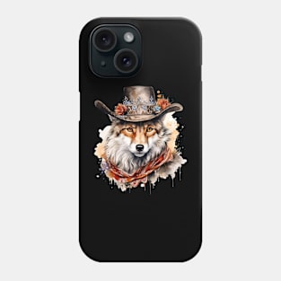 Watercolor Boho Fox #2 Phone Case