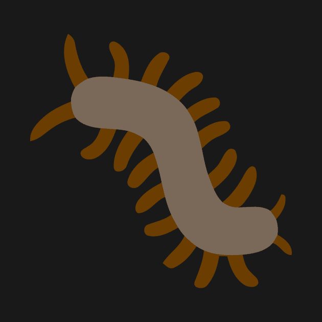 Earthworm Centipede Emoticon by AnotherOne