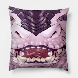 White Dragon Mask Pillow