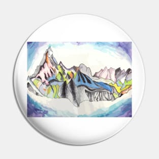 Mountains Pin