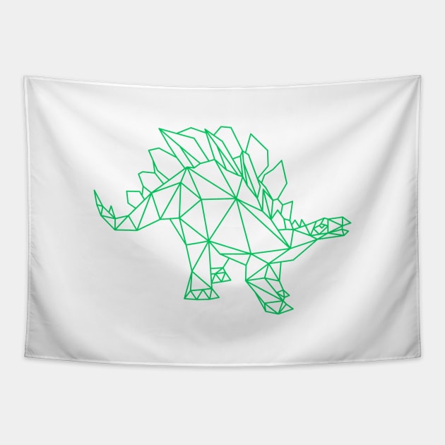 Stegosaurus Paleontology Dinosaur Tapestry by DimDom