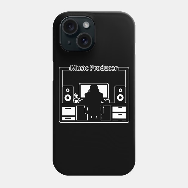 Electronic Music Producer - Beatmaker Phone Case by Mewzeek_T