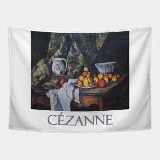 Peaches and Pitcher by Paul Cezanne Tapestry