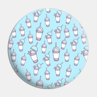 Strawberry milkshake drink Pin