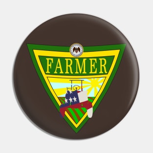 The Farmer Essentials Shield Pin