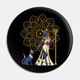 Egyptian Goddess Bastet Pin