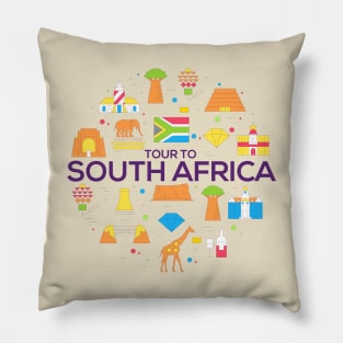 Tour To South Africa Pillow