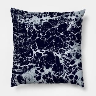 Dark sea pouring art Pillow