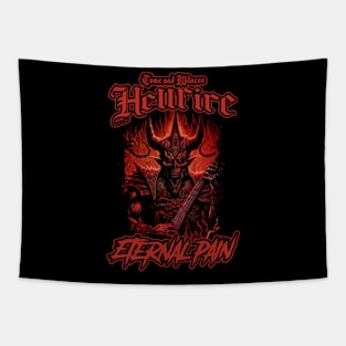 Hell Hellfire Fire Demonic Demon Satanic Eternal Pain Tapestry