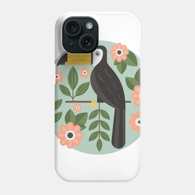 Floral Bird Phone Case by Favete