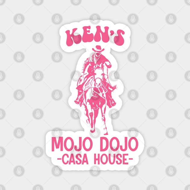 Mojo Dojo Casa House Magnet by RetroPandora