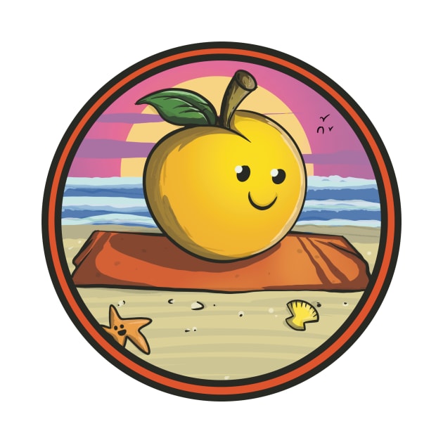 Peach on a Beach by Owl-Syndicate