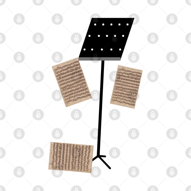 overwhelmed music stand by ClassicalMusicians