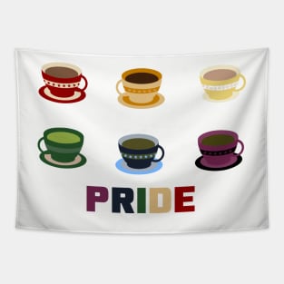 Teacup Pride Tapestry