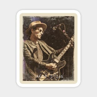 Vintage Jakob Dylan 80s Fan Art Magnet