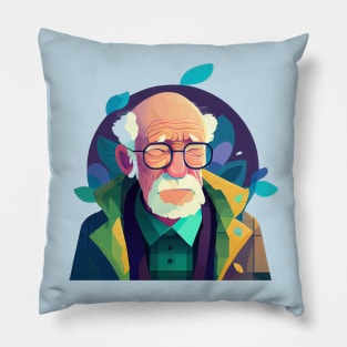 Beautiful Old Man Pillow