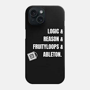 Logic &  Reason White Phone Case