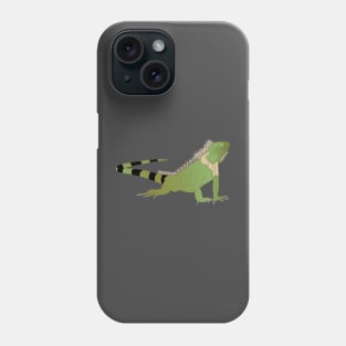 Reptile design, green iguana, wildlife gifts Phone Case