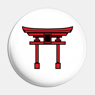 torii gate (red) Pin