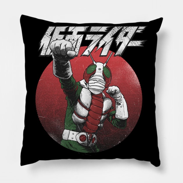 Kamen Rider V3 Pillow by WahyudiArtwork