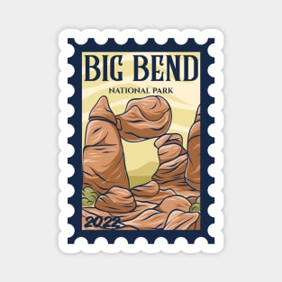 Big Bend National Park 2022 Stamp Magnet