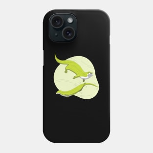 Otter - Otters swimming Phone Case