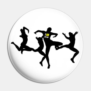 IAHH-SILHOUETTE-WOMEN IN MOTION Pin