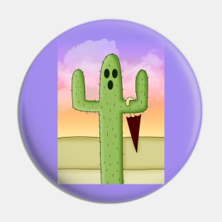 Umbrella Cactus Pin