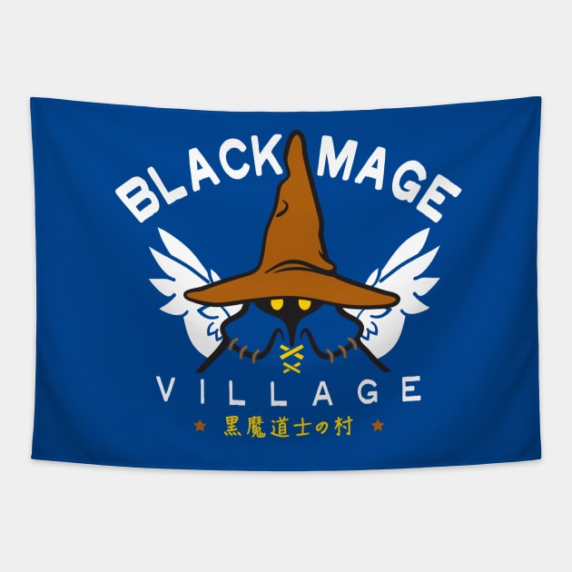 Mage Village Tapestry by machmigo