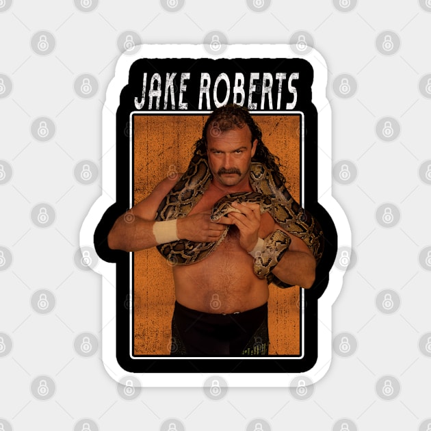 Vintage Wwe Jake Roberts Magnet by The Gandol