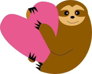 Sloth in love Magnet