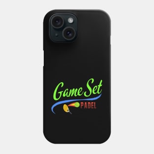 Game Set Padel-Typography Padel Tennis Lover Gift Phone Case