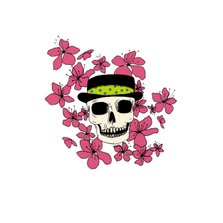 Skull In A Hat T-Shirt