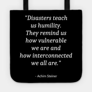 Quote About World Civil Defence Day Tote