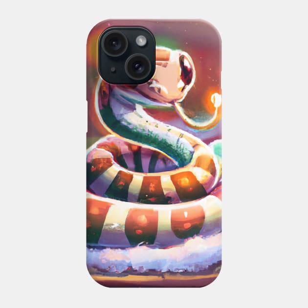 Cute Snake Drawing Phone Case by Play Zoo